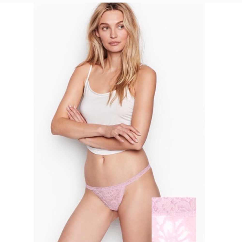 SOLD OUT- ❤︎ VICTORIA SECRET White Lace Panties - Picture 10 of 11